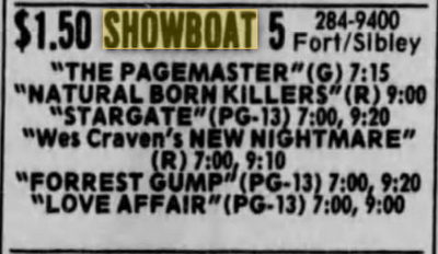 Showboat 5 (Showboat Cinemas 1 2 & 3) - 5 Screens In 1989